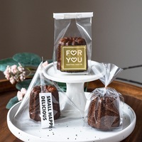 Sacs d'emballage pour pain en plastique transparent refermables, à fond plat avec soufflet, qualité alimentaire, pour pain fait maison, bagels, boulangerie, vente en gros
