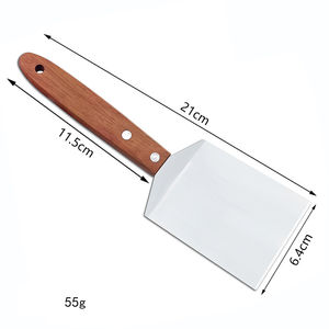 <span class=keywords><strong>Spatule</strong></span> <span class=keywords><strong>de</strong></span> cuisine robuste en acier inoxydable pour hamburgers, <span class=keywords><strong>spatule</strong></span> en métal pour poêle en fonte, gril et racloir <span class=keywords><strong>de</strong></span> plaque <span class=keywords><strong>de</strong></span> cuisson - Product Image 2