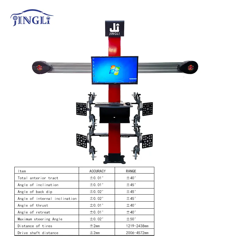 Fabriek Goedkope Prijs Auto Reparatie Onderhoudswerkplaats Toegepast 3d Wiel Aligner Uitlijning Machine One Stop Shopping