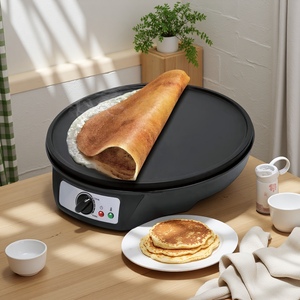 Machine à crêpes électrique en gros, antiadhésive, pour pancakes, OEM ODM, qualité alimentaire, certifiée CE - Product Image 3
