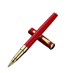 Bolígrafo Deportivo de Metal Rojo y Negro de Lujo y Alta Calidad, 0.7 mm, Multifuncional, para Firmas Comerciales, con Clip - Product Image 2