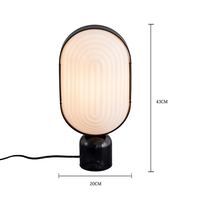 Lampe de table de salon de bureau d'étude d'éclairage intérieur personnalisé moderne de haute qualité
