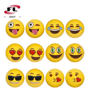 Balles de golf 2 pièces en direct d'usine, balles d'entraînement et cadeaux colorées avec des motifs classiques - Product Image 5