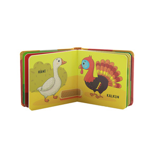 Livre cartonné personnalisé sur les animaux <span class=keywords><strong>de</strong></span> <span class=keywords><strong>la</strong></span> <span class=keywords><strong>ferme</strong></span> pour bébés - Mes premiers mots - Série d'apprentissage précoce - Impression offset - Livre d'images en carton sur les animaux - Product Image 2