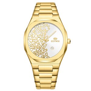 Montre à mouvement automatique au design créatif et tendance, logo personnalisé noir, usine de fabrication - Product Image 3