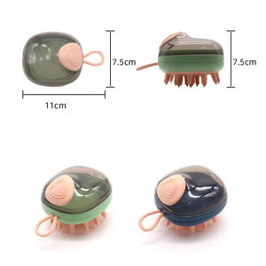 <span class=keywords><strong>Brosse</strong></span> de bain pour animaux de compagnie en silicone 2 en 1, peigne de massage pour chien et chat, élimination des poils, outil de toilettage pour <span class=keywords><strong>Golden</strong></span> <span class=keywords><strong>Retriever</strong></span> Teddy, TPR écologique - Product Image 5