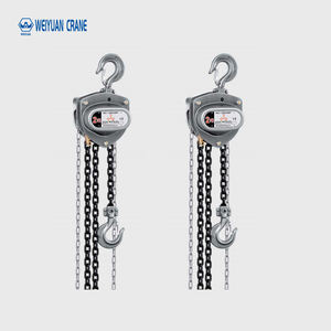 บล็อกโซ่คุณภาพสูง โครงสร้างโลหะผสม ผลิตตามสั่งจากโรงงาน  รอกโซ่แบบมือโยก ยี่ห้อ Weiyuan - Product Image 3