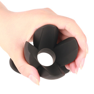Dört açılış içi boş silikon Anal genişletici Anal Plug erkek ve kadın için Anal alternatif yetişkin ürünleri - Product Image 3