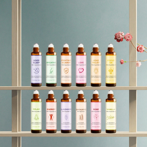 Ароматерапевтический роликовый флакон с эфирными маслами Private Label, 10 мл, лимон, лаванда, чайное дерево, для сна - Product Image 2