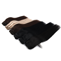 Offre Spéciale Extensions de Cheveux Indiens Remy 30 Pouces Trame Invisible Sans Couture 100% Cheveux Humains Double Drawn K.SWIGS Trame Plate