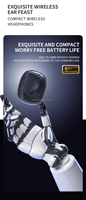 Nouveaux écouteurs de traduction intelligents AI, traduction intelligente, BT5.4, ANC, sans fil, intra-auriculaires, contrôle tactile, casque ouvert pour le sport, étanche IPX4