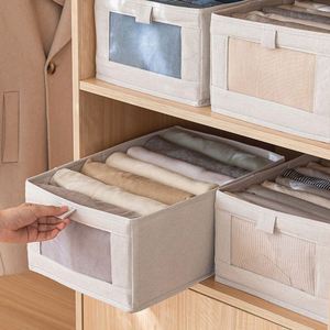Organisateur de vêtements pliable pour armoire, boîte de rangement pour sous-vêtements et articles divers, idéal pour les jeans - Product Image 1