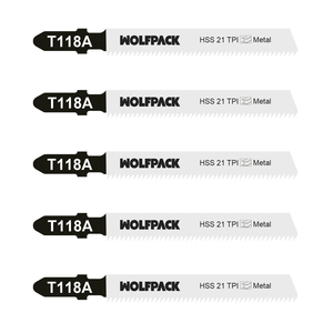 5 Lame per Sega Alternata HSS 21 TPI per Metallo Fine - Product Image 1