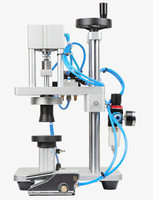 Machine de remplissage pneumatique à tête unique pour parfums et liquides, pour bouteilles en plastique, aluminium et verre