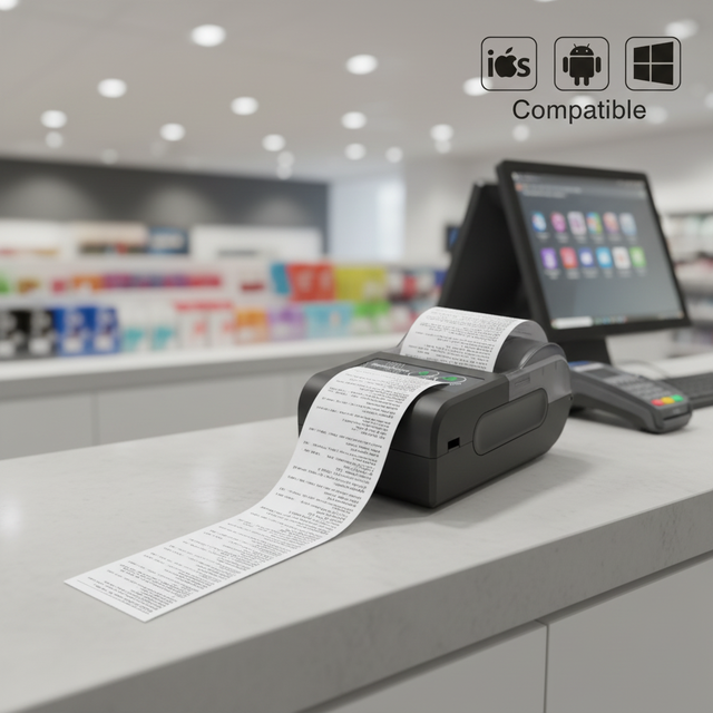 58mm Portable Mini Printer  High Speed  Thermal  Receipt POS Printer for Android IOS
