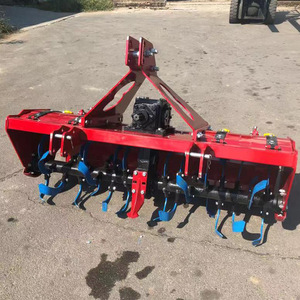 Rotary Tiller Farm <b>Cultivator</b> Red Multifunctional Engine Powered Agricultural Machinery - Product Image 2