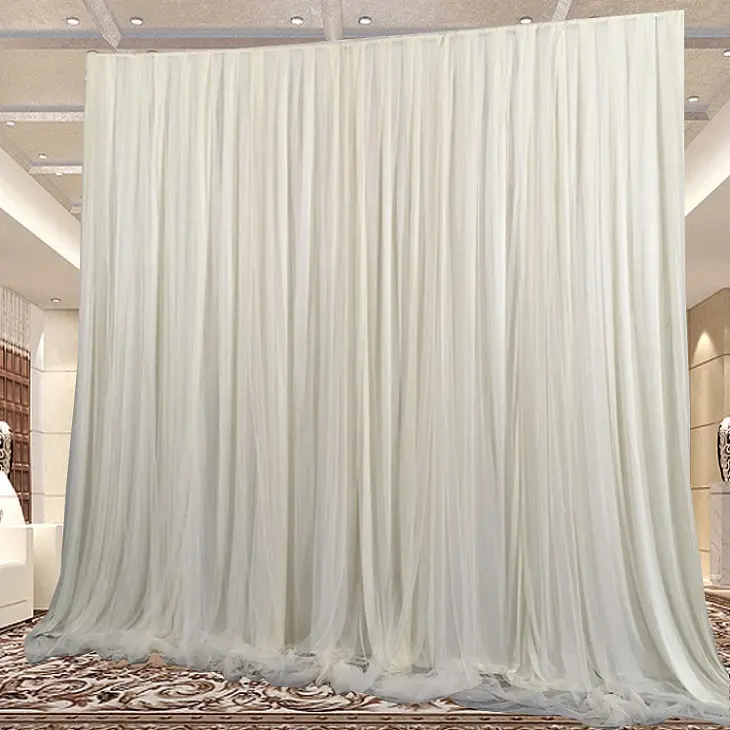 Wholesale Wedding Church Stage Drapery Decoration Backdrop Curtains For Wedding Party