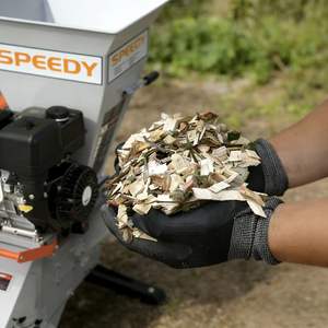 Équipement de broyage du bois haute performance, broyeur de feuilles et de branches, <span class=keywords><strong>moteur</strong></span> à essence, alimentation automatique, machinerie forestière 15hp TUV - Product Image 4