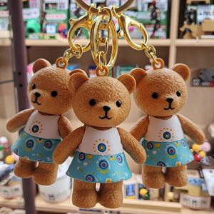 Llaveros de goma PVC 3D personalizados de gran venta, muñecos de PVC suave, colgantes populares para coche, llaveros de goma. - Product Image 6