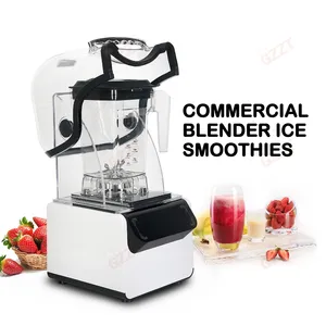 Blender pencampur 1,5l kapasitas besar komersial Blender pencampur buah Juicer industri variabel kecepatan tugas berat Blender es buah