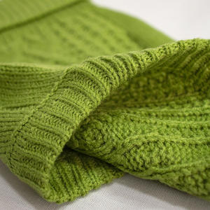 Grosir warna murni rajutan tangan Crochet pakaian musim dingin anjing bulu domba baju hewan peliharaan untuk anjing hangat - Product Image 2