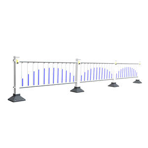 Мобильный городской барьер безопасности дорожного движения, ограждение для дорожного движения, ограждение для ограждения, ограждение из цинковой стали, муниципальное ограждение от мобильного ограждения - Product Image 1