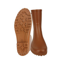 Bottes Wellington de boue imperméables en caoutchouc recyclables et antidérapantes d'automne pour femmes adultes de qualité personnalisée