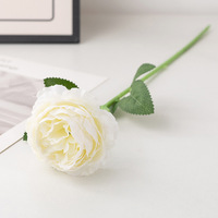 Roses Brésiliennes Artificielles Réalistes en Soie Faite Main Effet Naturel pour Mariage, Saint-Valentin, Centre de Table et Décoration Maison/Fêtes - Vente en Gros