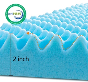 Coprimaterasso in Memory Foam ad alta densità Gel di raffreddamento ad alta densità <span class=keywords><strong>spugna</strong></span> Comfort a forma di uovo in scatola-<span class=keywords><strong>per</strong></span> hotel con copertura rimovibile - Product Image 4