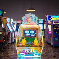 Machine de jeu d'arcade vidéo de tir au pistolet à eau de 32 pouces, à monnayeur, divertissante pour tous les âges, pour parcs d'attractions et centres de divertissement familial (FEC)