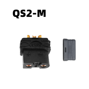 Connecteur anti-étincelles QS2 avec broche de signal à 3 broches, remplacement sûr pour XT30 dans les drones FPV et voitures RC (15A-30A) - Product Image 3
