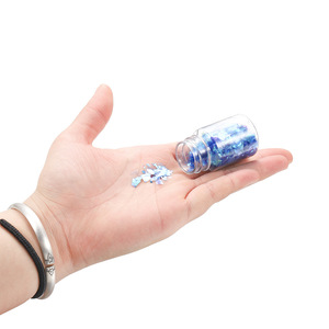 Paillettes pour nail art DIY, flacon de 15 ml, fragments de cellophane, autocollants pour ongles en forme de bonbons irréguliers irisés, colorés et brillants - Product Image 3