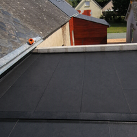Membrane de toiture en caoutchouc EPDM, auto-adhésive avec support en butyl, 45 mil 60 mil, taille découpée sur mesure, -45 ° Résistant au froid