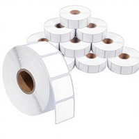 Étiquettes thermiques directes carrées Yiyuan Industrial 1'' x 1'', autocollants avec code QR, étiquettes de prix, promotion en supermarché