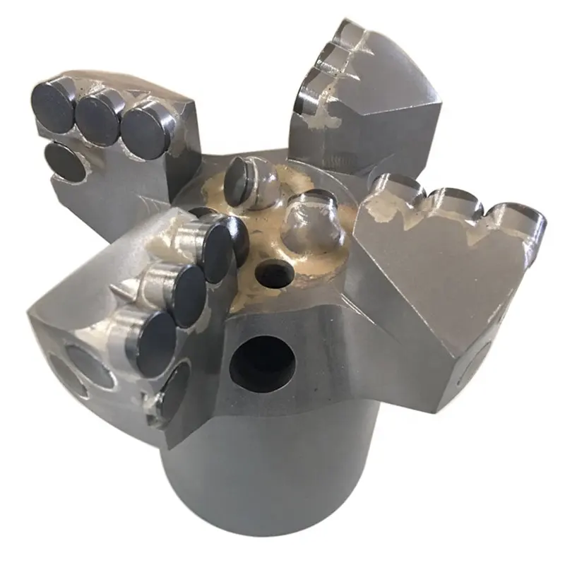 Madencilik araçları için çok boyutlu yüksek kalite 6 "153mm Pdc Bit 4 kanatlı sondaj sürükle Bit için sert kaya sondaj