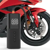 Pompa Udara Sepeda Portabel Darurat Mudah, Pemompa Ban Digital 12V untuk Mobil