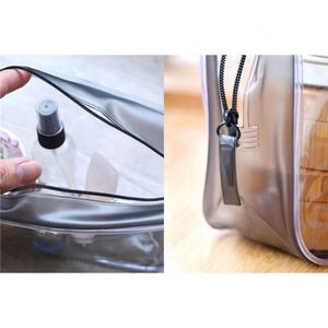 Wholesale Custom Logo Fashion Design Printed <b>Clear</b> Waterproof Travel PVC Makeup <b>Bag</b> Cosmetic <b>Bag</b> - Product Image 4