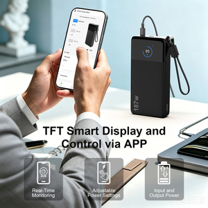 Power Bank Portatile da 25000mAh ad Alta Capacità con Ricarica <span class=keywords><strong>Super</strong></span> Veloce da 187W, Display TFT e Cavo Type-C - Product Image 6