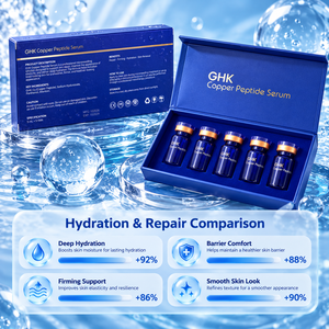 Sérum bleu, fabrication OEM, marque privée, produit de soin du visage hydratant et nourrissant - Product Image 5