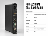 Station de relais numérique DR 3000/XPR 8400 DMR analogique double mode 1-40W haute puissance 16 canaux Interconnexion IP VHF/UHF IP56/IPX8
