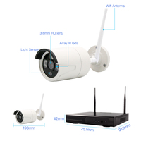 Tuya Smart Life H.265 1080P 4-Kanal Wireless Cctv Home Security Kamerasystem Wireless Wifi Nvr Kit Menschliche Erkennung