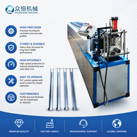 Machine de formage de tuiles de toiture sur mesure professionnelle ZHONGHENG avec moteur, commande PLC, engrenage de coupe hydraulique et roulement