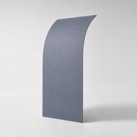 Panneau mural en bambou tissé bleu ardoise avec charbon de bois pour la décoration intérieure des hôtels, des cafés, des bureaux et des appartements