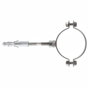 VRM INOX 110-120 4 \ "collare tubo in acciaio INOX con tassello in Nylon 3219 morsetti per tubo VORPA - Product Image 1
