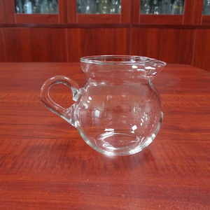 Tazza in Vetro Rotonda Piccola per Tè e <span class=keywords><strong>Caffè</strong></span> con Manico Trasparente 265 <span class=keywords><strong>ml</strong></span> - Product Image 2