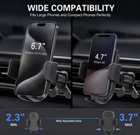 Support de téléphone portable pour grille d'aération de voiture 2026 Cross-Border Explosions avec fixation par pince, accès à une main, facile à utiliser