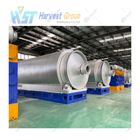 Mini usine de pyrolyse de déchets plastiques et de pneus de 1 tonne pour obtenir de l'huile, machine de pyrolyse de plastique en carburant, mini machine