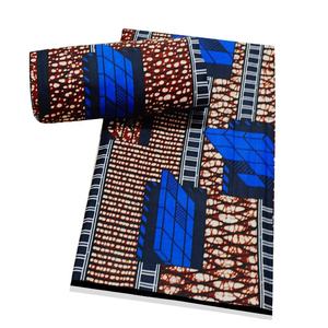 2025 dernière cire garantie vraie cire impression tissus africains hollandais pagnes <span class=keywords><strong>afrique</strong></span> robe 100% polyester 6yards <span class=keywords><strong>pagne</strong></span> - Product Image 2