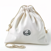 Logo personnalisé toile de coton lin cadeau cordon sac à poussière coton cadeau paquet pochette sac