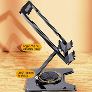 <span class=keywords><strong>Support</strong></span> <span class=keywords><strong>de</strong></span> <span class=keywords><strong>bureau</strong></span> rotatif à 360 degrés en aluminium entièrement en métal refroidissement creux réglable ordinateur regardant <span class=keywords><strong>support</strong></span> paresseux <span class=keywords><strong>support</strong></span> tablette <span class=keywords><strong>PC</strong></span> - Product Image 2